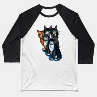 Dare to be different cats Baseball T-Shirt